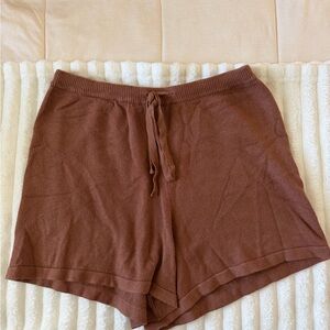 On Twelfth Women's Brown Casual Shorts